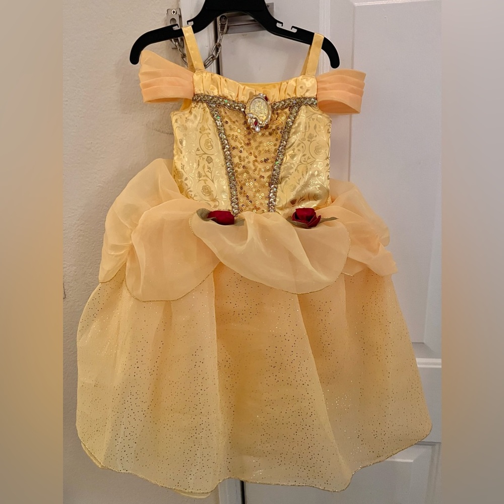 Slightly used Disney Belle dress in a size 3 toddler